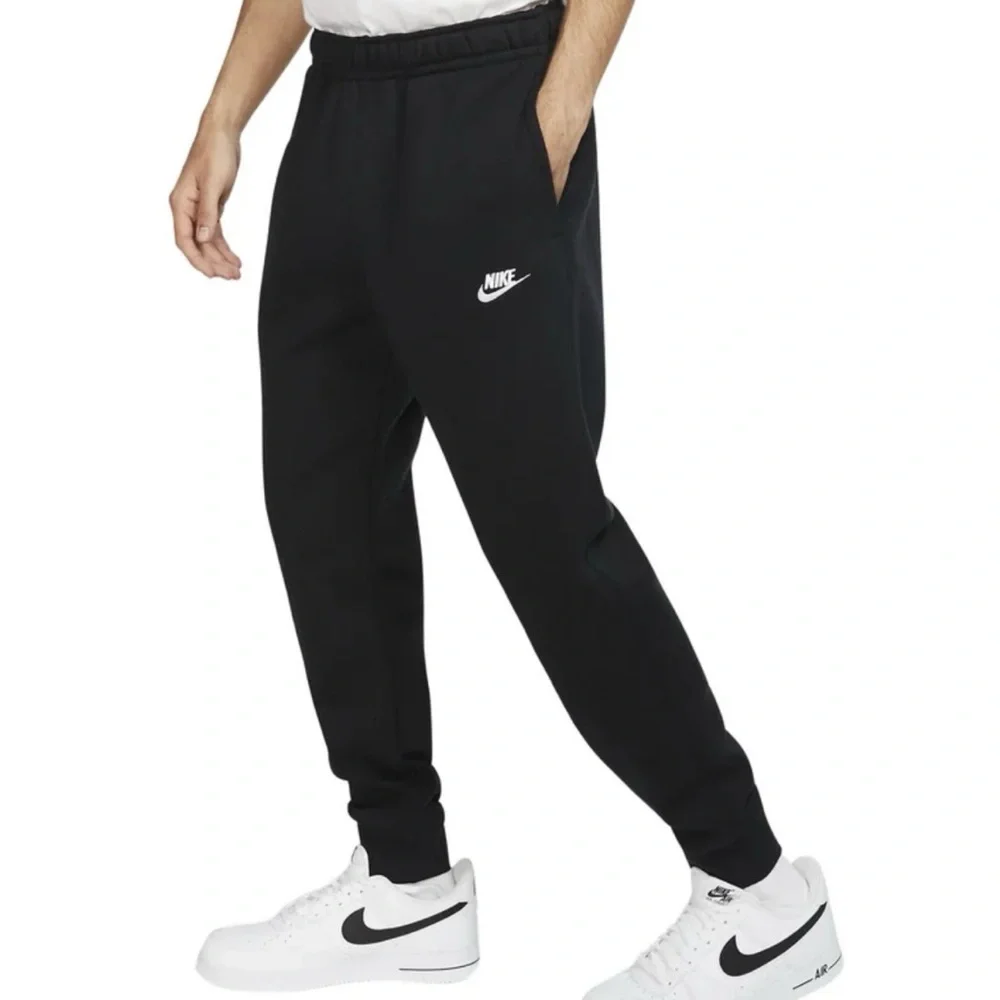 Nike Jogger Sweatpants Black XXL Regular Fit Tapered Leg BV2671-010